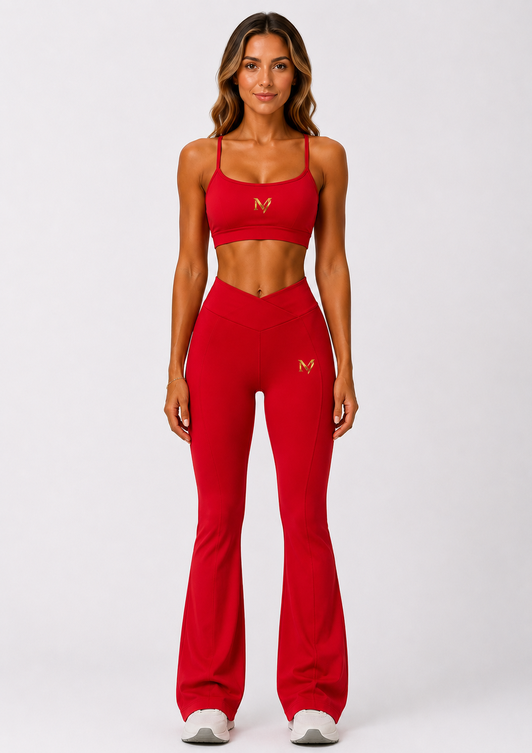 Maison Viloski SculptFit™ Sports Bra & Flared Leggings Set
