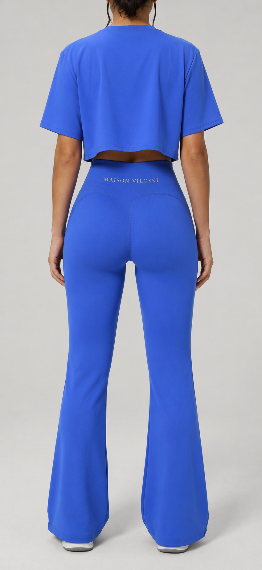 Maison Viloski SculptFit™ Cropped Tee & Flared Leggings Set