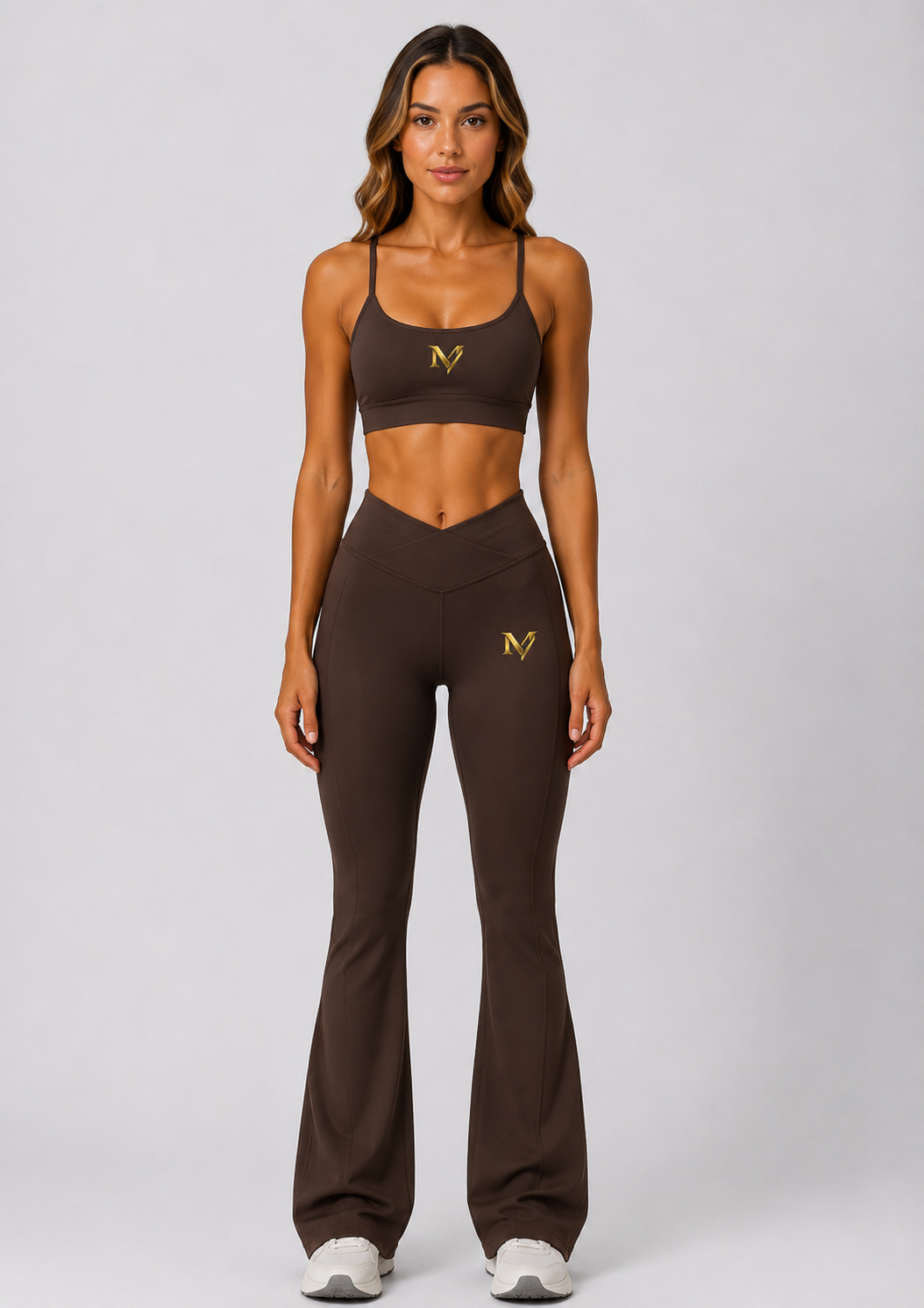 Maison Viloski SculptFit™ Sports Bra & Flared Leggings Set
