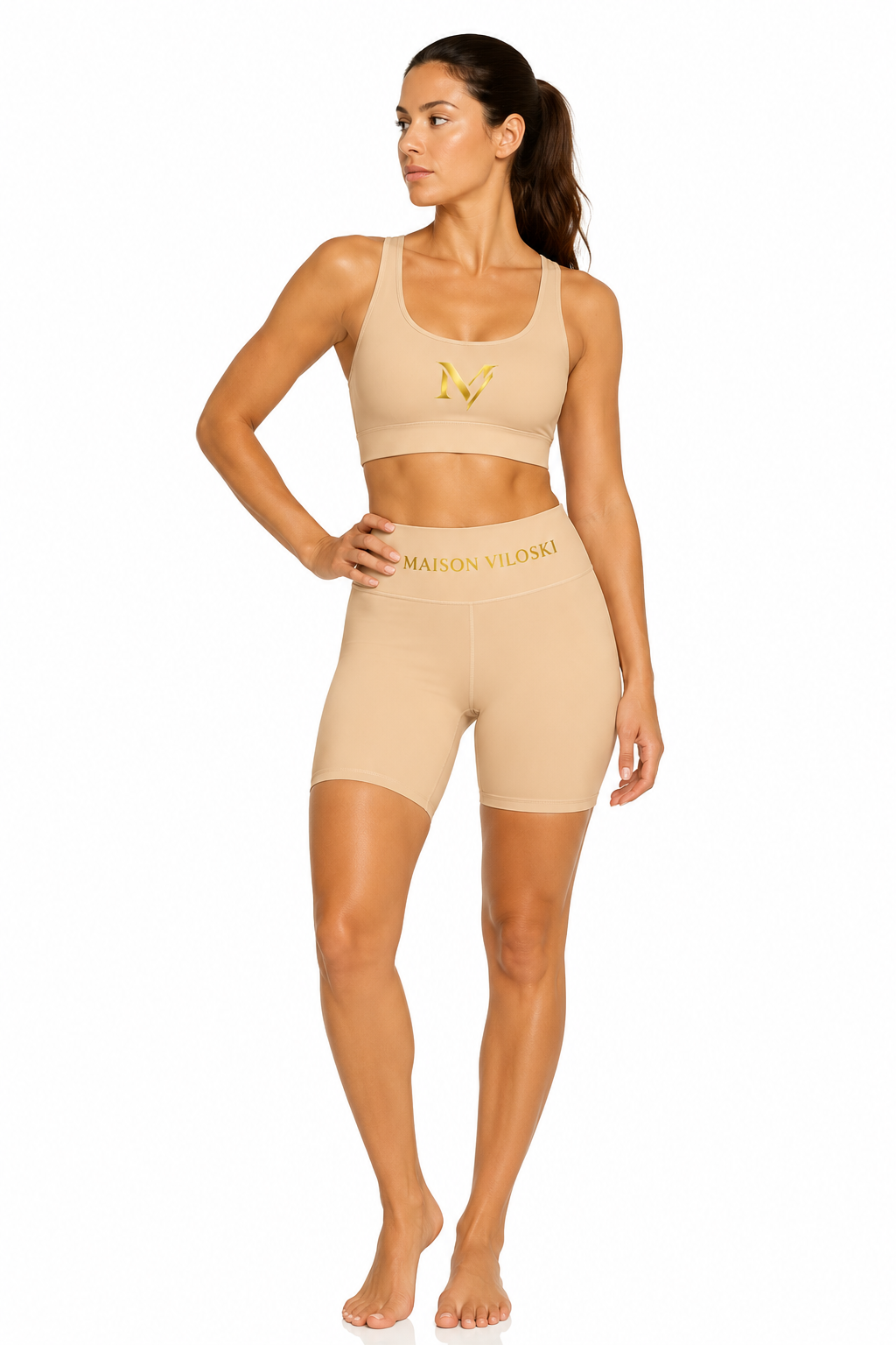 Maison Viloski SculptFit Yoga Shorts