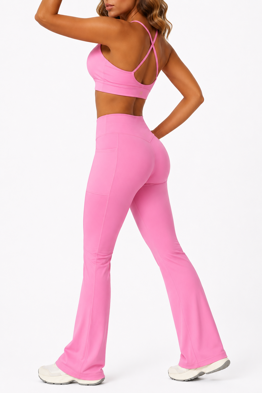 Maison Viloski SculptFit™ Sports Bra & Flared Leggings Set