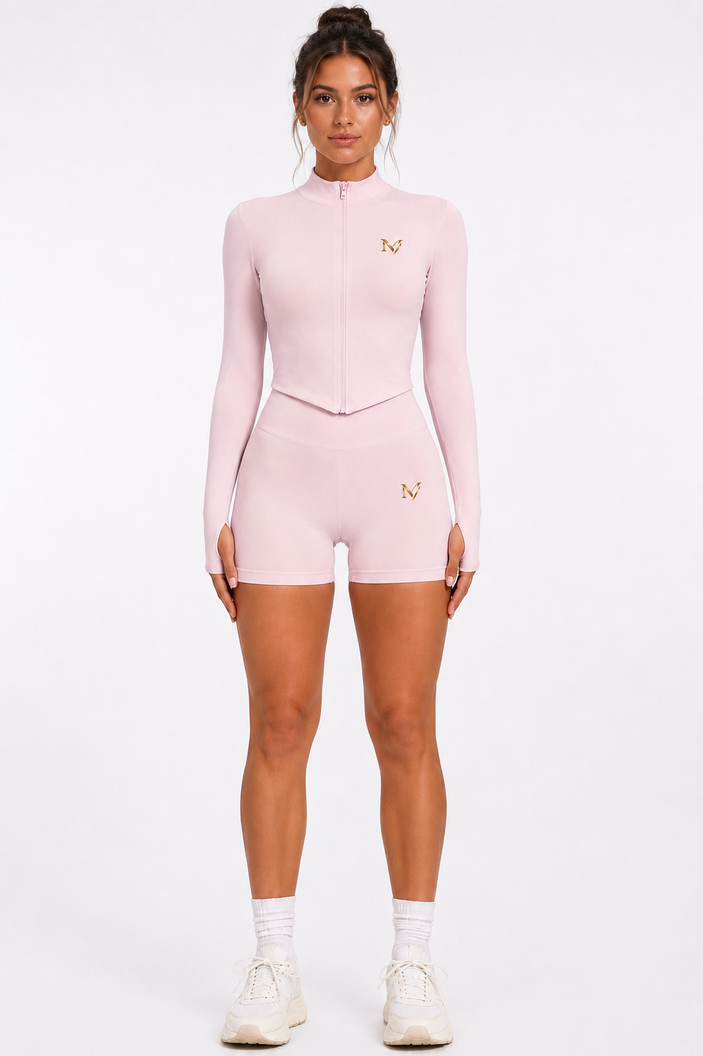 Maison Viloski SculptFit™ Zip Jacket & Shorts Set